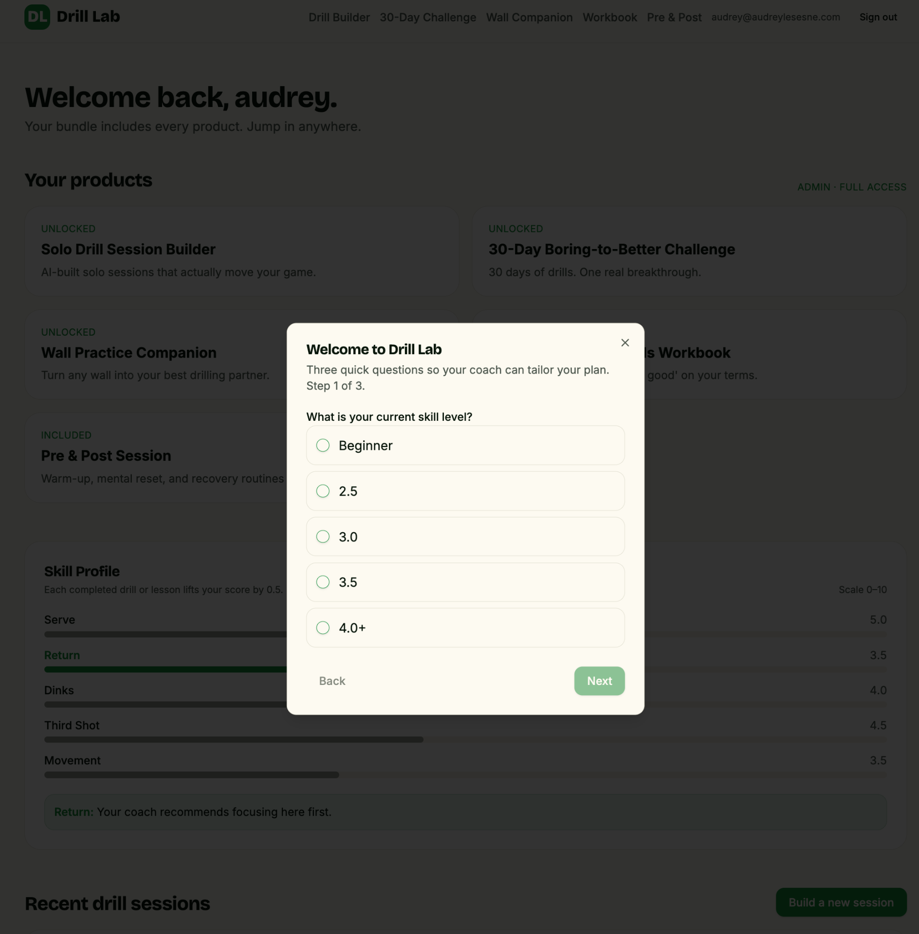 Onboarding questions